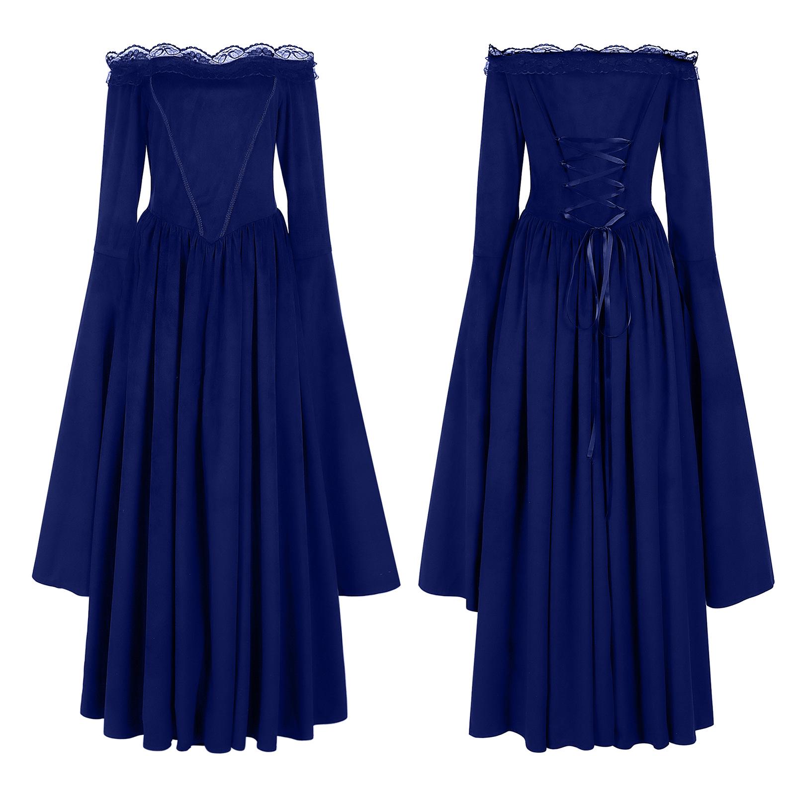 

Европейское ретро женское вечернее платье для танцев и вечеринок L