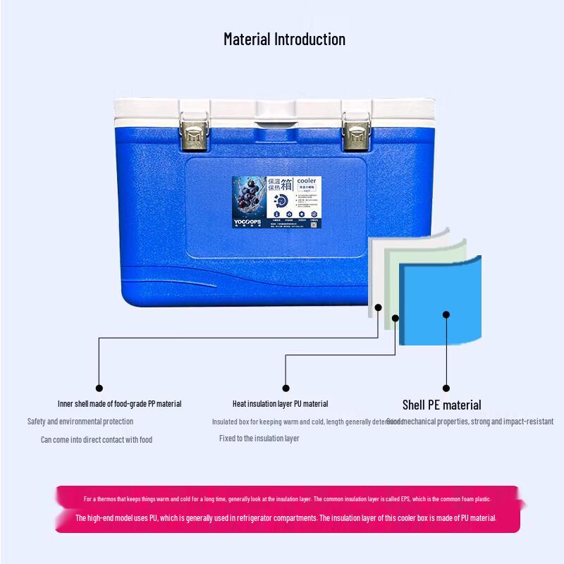 Churong Outdoor 65L Insulated Cooler Box