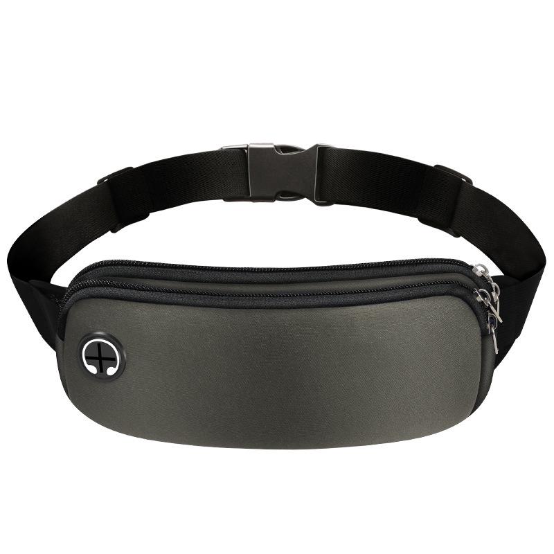 

Water-Resistant Double Pocket Waist Belt for Fitness, Running, Hiking, and Travel - Unisex Storage Solution армия зеленый