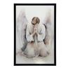 Anielska Modlitwa Anielska Modlitwa, 50X70 Cm, Rama Aluminiowa Czarna, Papier Matowy 230 Gsm