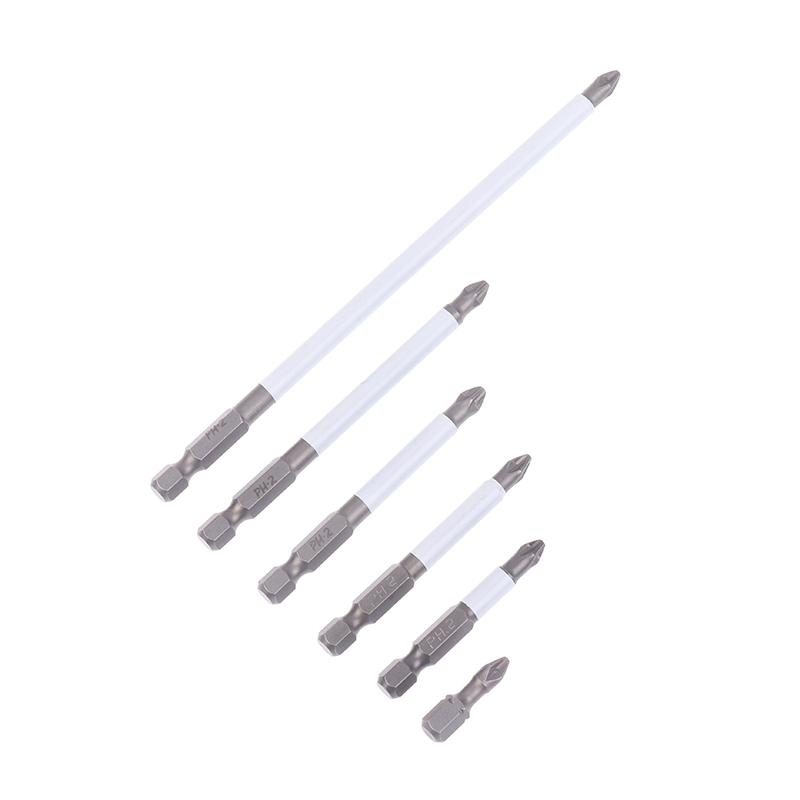Hexagonal Electric Drill Screwdriver Tool, High Hardness & Anti Slip, Cross Head, 6/7PCS with High Performance Magnet.