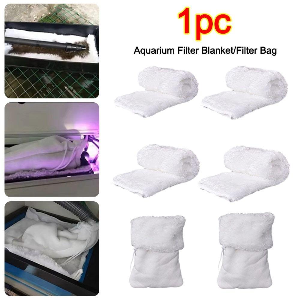 Anti-overflow Fish Tank Filter Bag Filter Magical Blanket Biological Filtration Clean Accessories