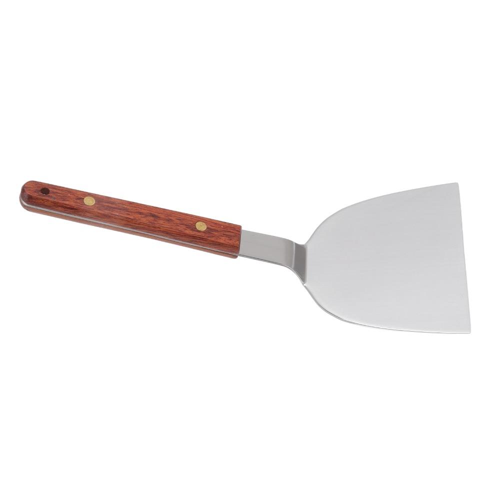 Wide Blade Pancake Turner Stainless Steel Teppanyaki Spatula Cooking Utensil Burger Turner  Griddle