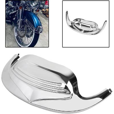 Chrome ABS Plastic Front Fender Mudguard Tip Trim for Harley Road King FLHR 1980-2013,Electra Glide FLHTC 1988-2013, Heritage Softail FLSTC 1986-2008