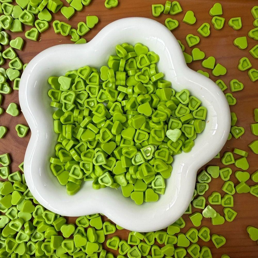 100g Crunchy Heart Brick Particles Slime Fillers Stuffing Building Blocks Kids Adult