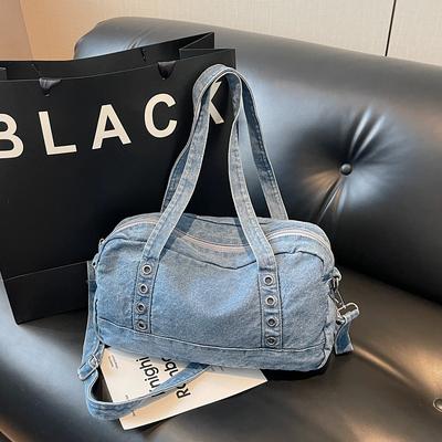Borsa a tracolla da donna in denim