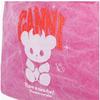 Ganni Bear Logo Medium Shopper Tote Bag B2110086 09z