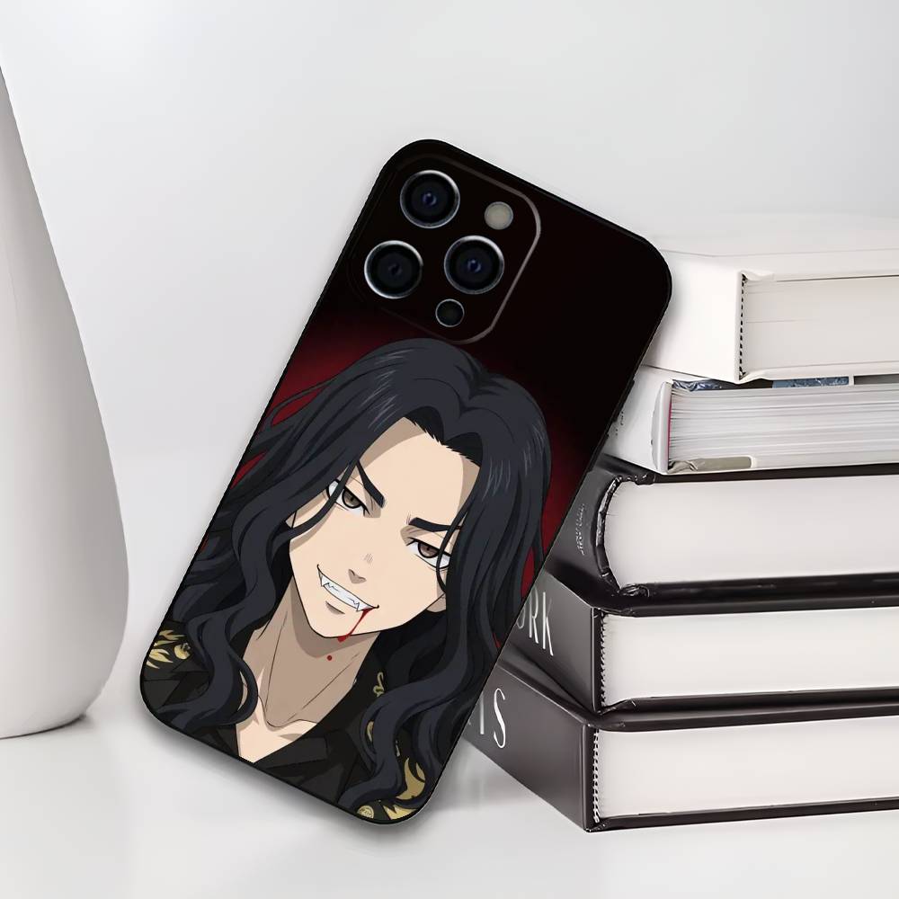 K-Keisuke B-Baji Phone Case For iPhone 17,16,15,14,13,12,11 Plus,Pro Max,XS,Soft Silicone Black Cover