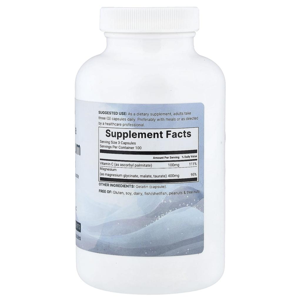 Micro Ingredients, Dreifach Magnesiumkomplex, 300 Kapseln (133 mg pro Kapsel)