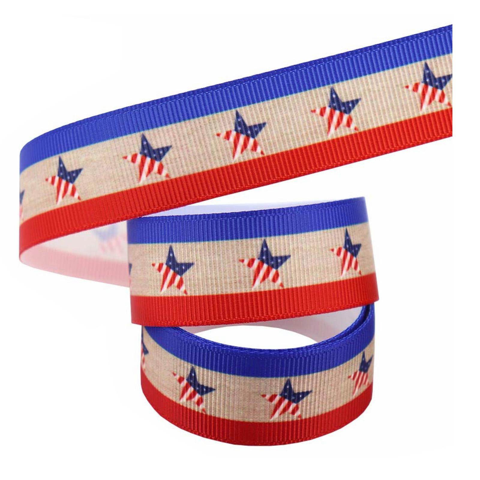 Independence Day Ribbon,  Day, Memorial Day DIY Bow Decoration Material Ribbon
