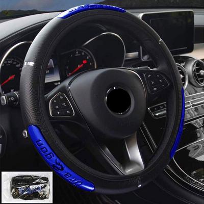 Universal Leather Car Steering Wheel Cover 38CM Car-styling Sport Auto Steering Wheel Covers Anti-Slip Automotive Accessories