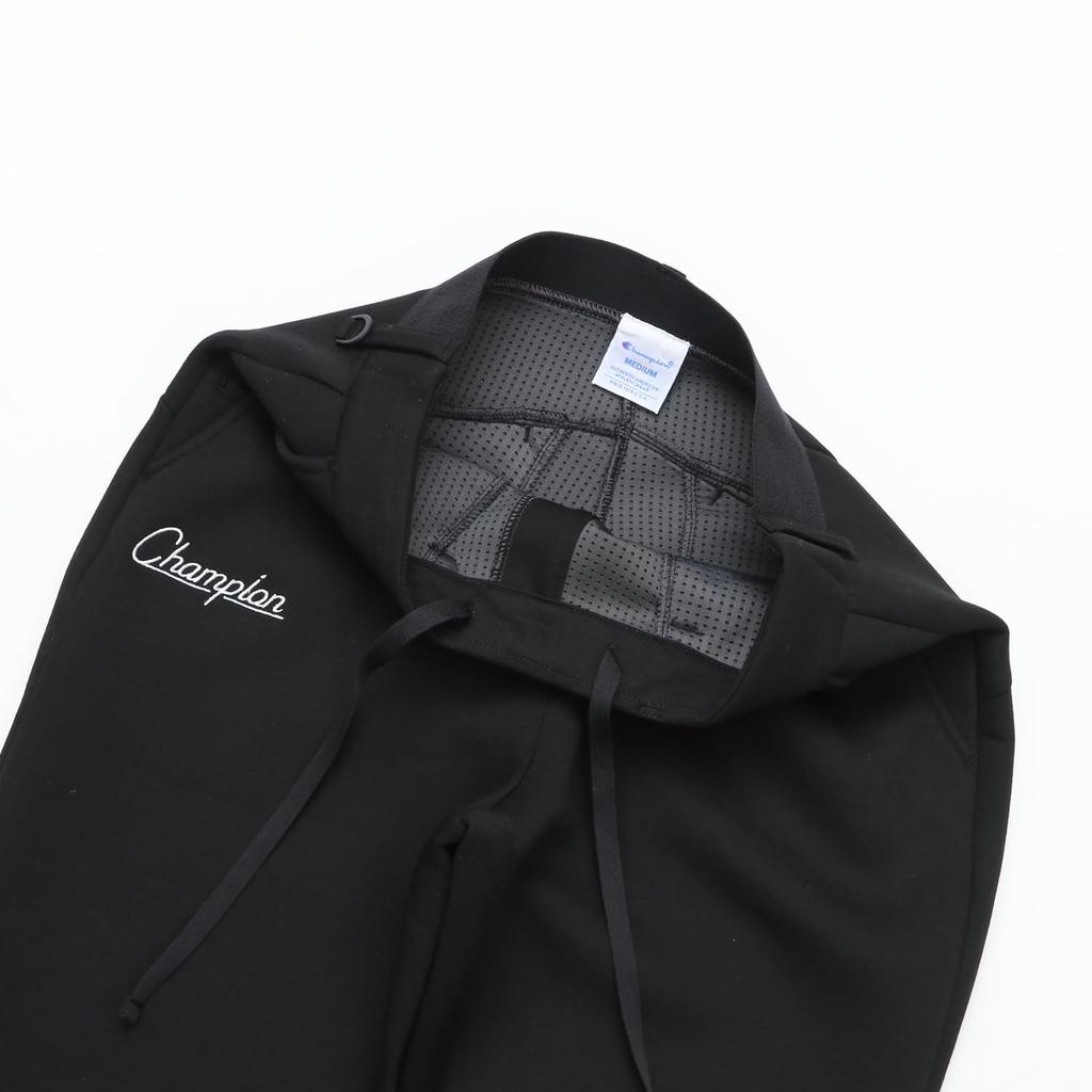 [Champion] Long Pants, Stretch, Lightweight, Graphic Logo Embroidery, TECH WEAVE(R) 3LS LIGHT CW-BG201, Women's, Black