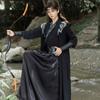Strój do sztuk walki Hanfu w stylu chińskiej dynastii Song z kołnierzem krzyżowym