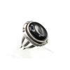 Used Beautiful Item No. 15 Navajo Style 925 Onyx Ring Ring
