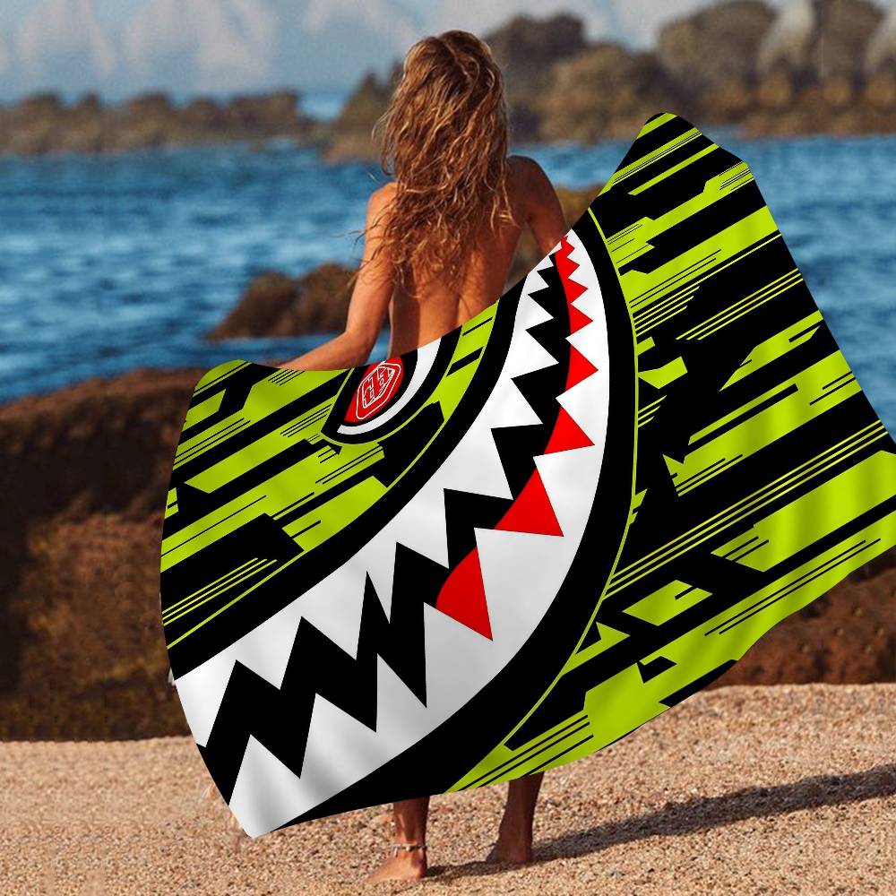Troy Lee Design Fashion Beach Towel Colorful Bath Towels for Girl Microfiber Quick Dry Custom Sand Free Beach Yoga Spa Gym Pool