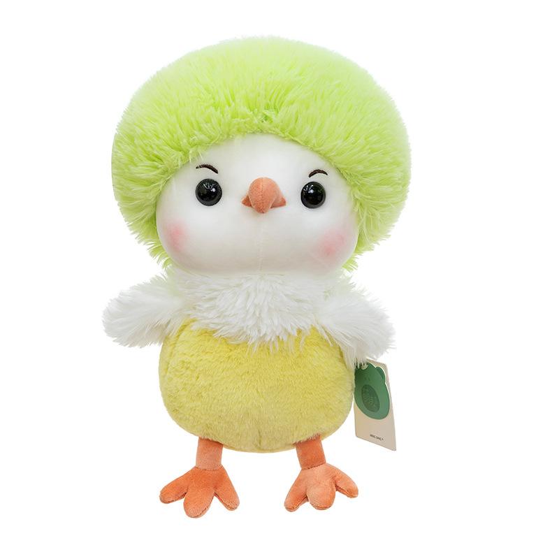 Haoweida Novo Pequeno Frango Amarelo Boneca Criativa Brinquedo de Pelúcia Frango Boneca Fofa Boneca Boneca