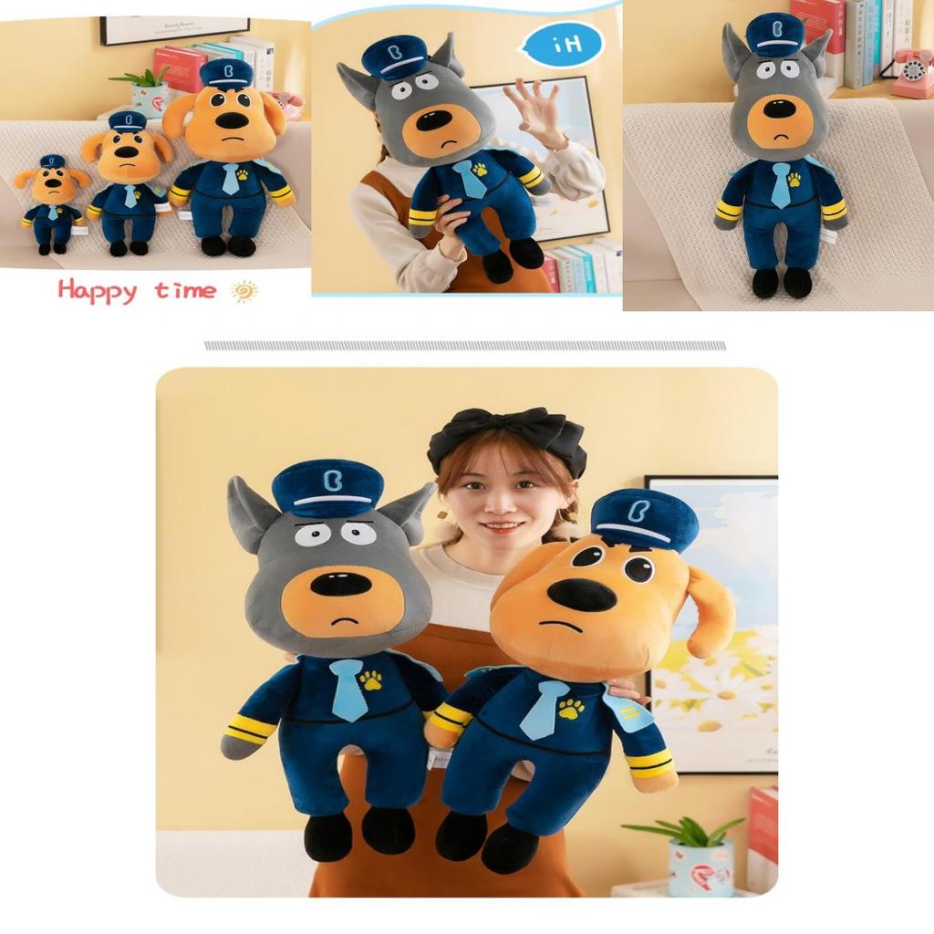 Sheriff Labrador Plush Toy Soft And Cuddly Stuffed Animal Yellow/grey 30cm 45cm 60cm