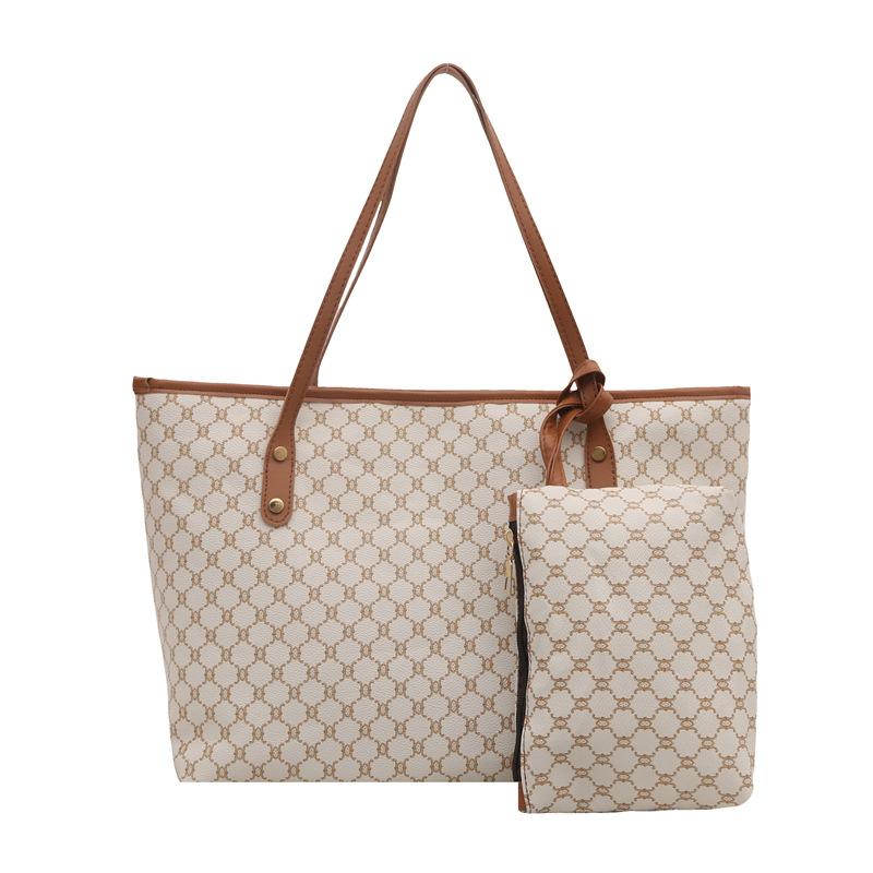 New Two-piece Set, Large-capacity Tote Bag, Versatile Hand Bag, Female.