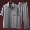 Shirt + Pants Summer Cotton and Linen Sportswear Men's Casual Suit Men's Fashion Chinese Shirt and Pants