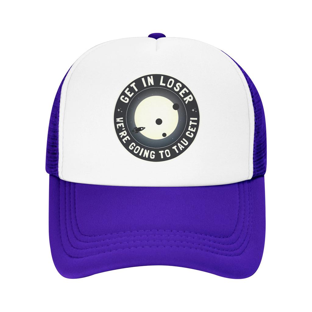 Project Hail Mary Going To Tau Ceti Trucker Cap Fitted Mesh Baseball Cap Hat Trucker Worker Cap Adjustable Sun Hats Summer