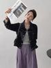 2025 Women's Korean Style Retro Denim Jacket – Spring Collection, Versatile Short Design, Long Sleeve Top