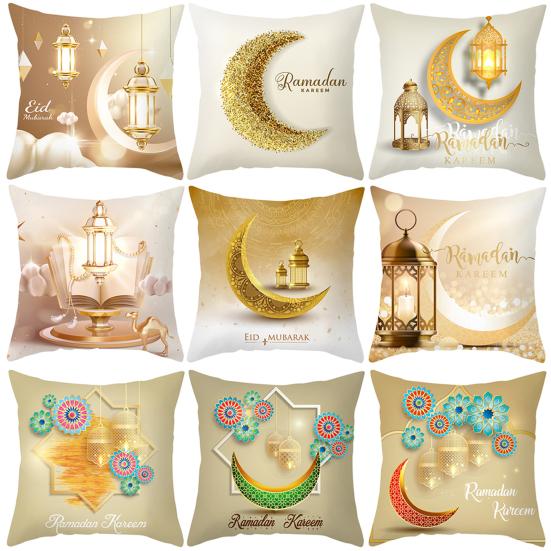 Pillow Case Breathable Festive Microfiber Modern Festival Home Sofa Soft Pillow Cushion Cover for Dorm