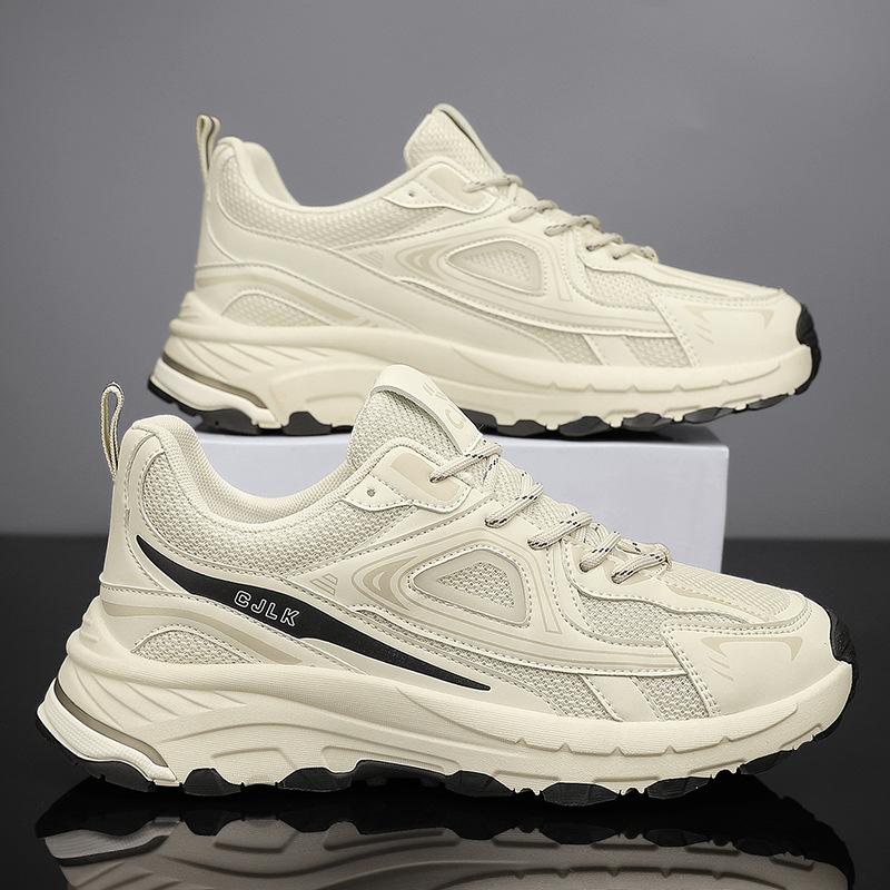 Men's shoes new autumn mesh sports casual versatile youth running platform dad shoes