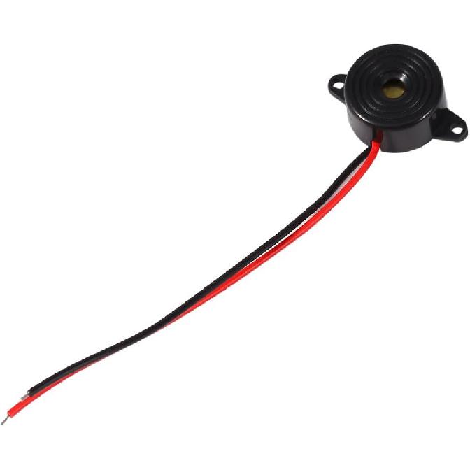 3-24V Piezo Electronic Tone Buzzer Alarm Continuous Sound Cable Length 100mm