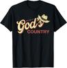 Vintage Get Me To God’s Country Funny Country Hat T-Shirt Unisex T-Shirt