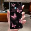 For Oppo A15 CPH2185 Case A15S CPH2179 Clear Fashion Butterfly Flowers Painted Soft TPU Back Cover For Oppo A15 A15S Phone Case
