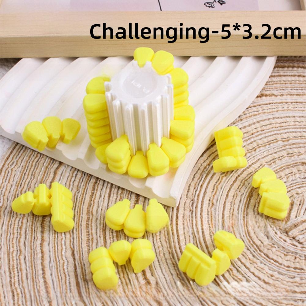 DIY Magic Cube Building Blocks Cylindrical Puzzle Educational 3D Corn Puzzle  Gift