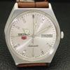 VINTAGE SEIKO 5 AUTOMATIC 6309A JAPAN MENS SILVER COLOR DIAL WATCH a701545-5 R206b-a701545