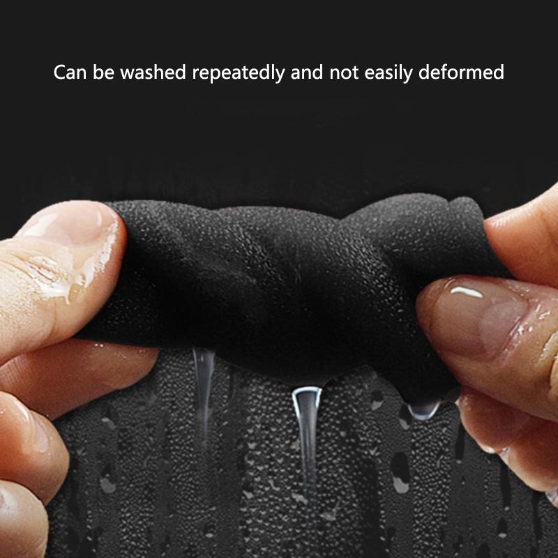 1 Stück Schwarzer Mikrofon-Schaumstoffbezug Filter Windschutz Schwammabdeckung Ersatz