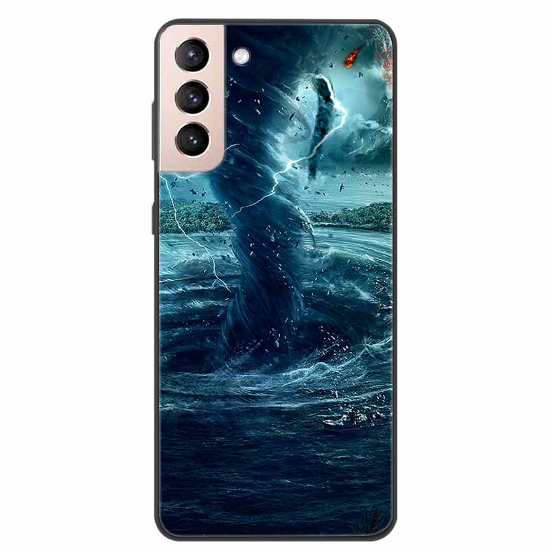 Per Samsung Galaxy S21 FE 5G Custodia Cartoon Dipinta Morbida TPU Custodie per Telefono per Galaxy S21FE S 21 FE Cover Posteriore in Silicone Coque Carina