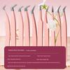 Gold Stainless Steel Precision Eyelash Tweezers for Grafting and Separation