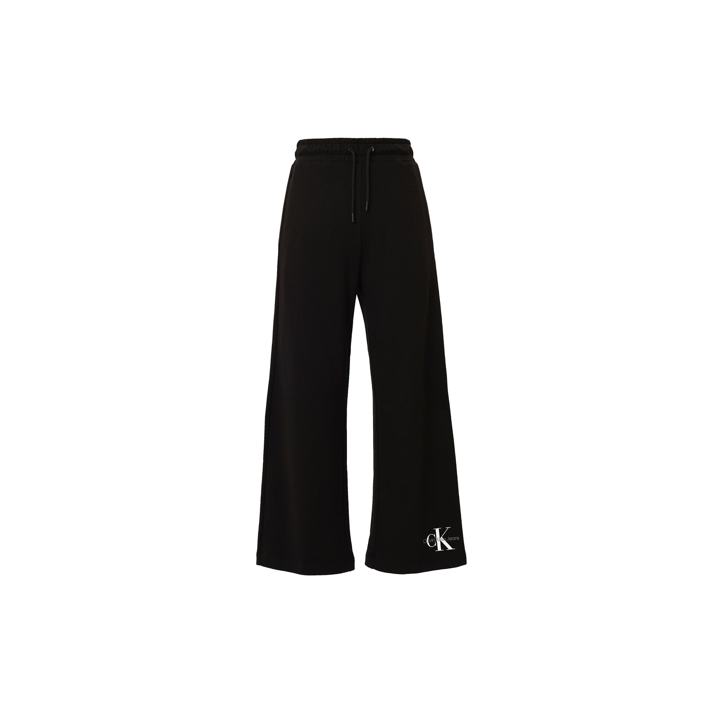 

Calvin Klein Брюки прямого кроя со средней посадкой однотонные повседневные женские низы Космически-черный J222162 S