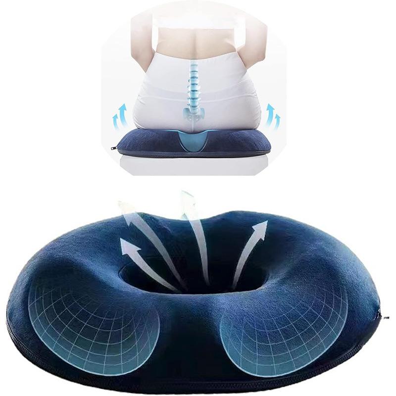 Cuscino Sedile in Memory Foam Rimbalzante da Donna per Qualsiasi Seduta, Cuscino Ortopedico Premium per Coccige - Aiuta ad Alleviare il Mal di Schiena