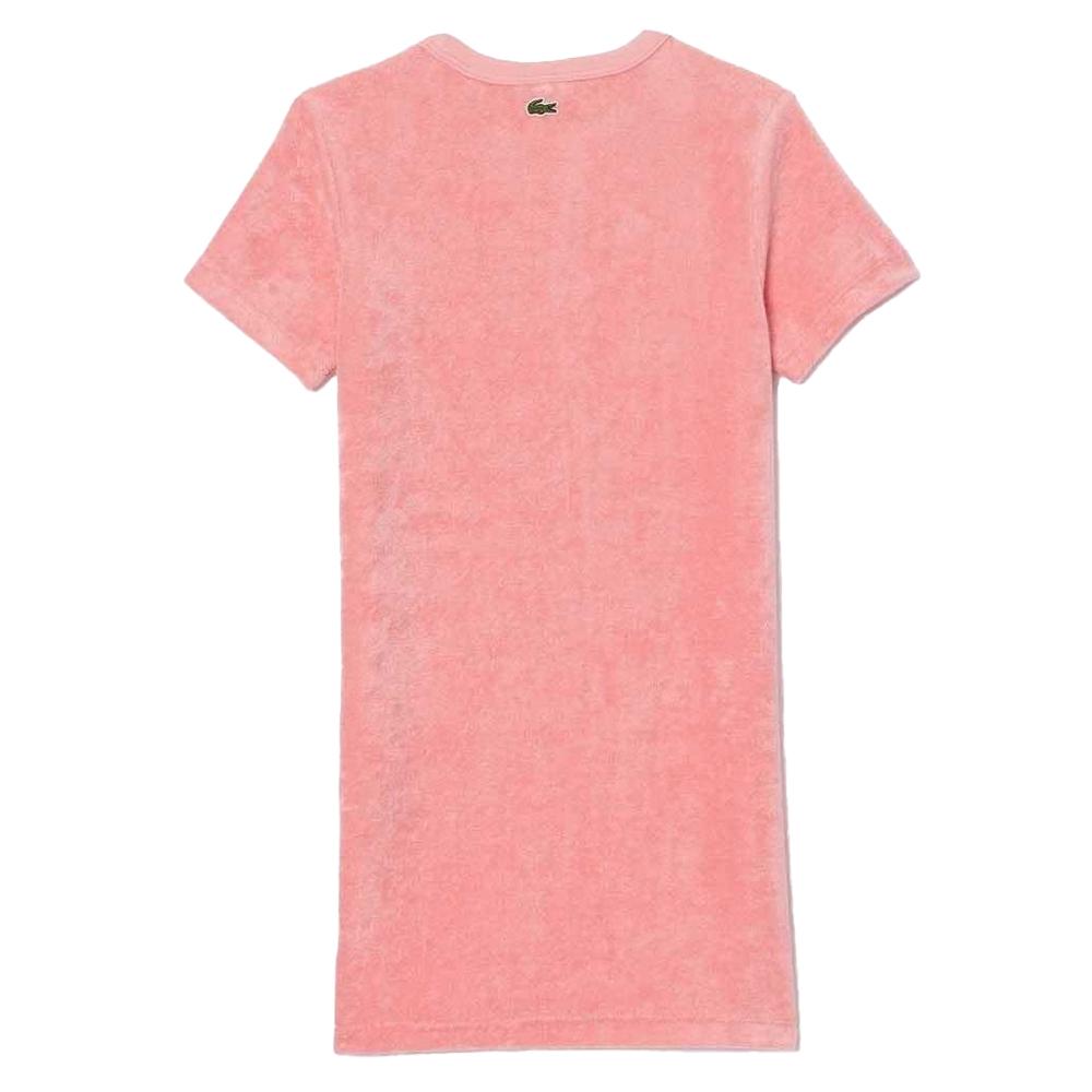 Lacoste Girls Repeat Logo Cotton T-Shirt Dress