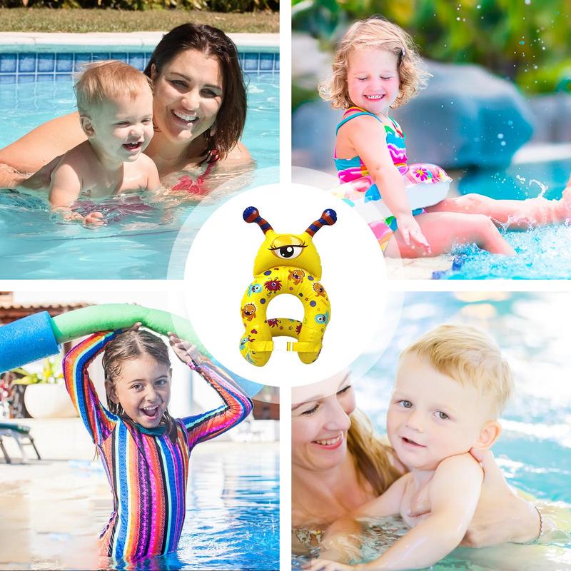 Süße Schwimmweste für Kinder Schwimmhilfen für Kinder Schwimmbecken-Schwimmhilfen für Kinder mit doppeltem Luftbeutel und verstellbarer Sicherheitsschnalle