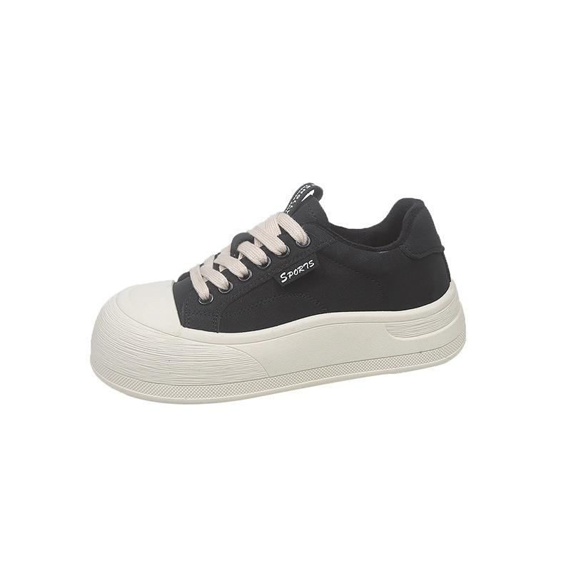 Fleece warm two cotton shoes leather thick baseplate shoes women's little white shoes new autumn and winter casual sports shoes