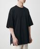 Oversized Long Slit T-Shirt [Black]