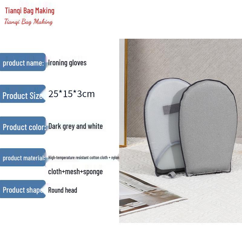 Compact Japanese Handheld Ironing Board with Heat-Resistant Sponge Pad
