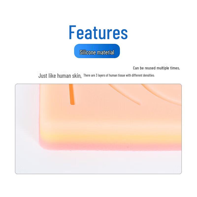Silicone Suture Practice Pad