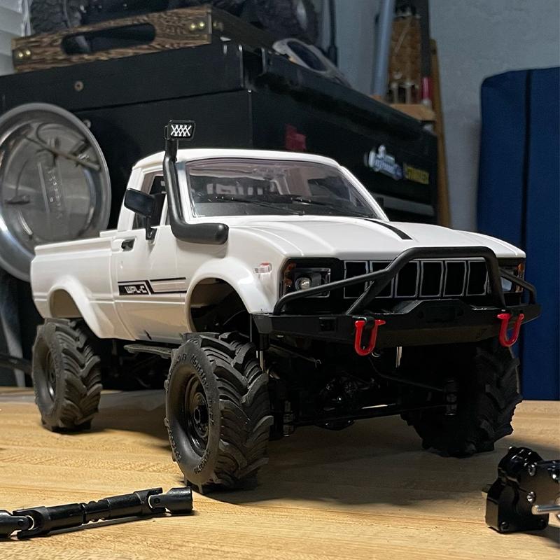 Wpl C24-1 Rc Rock Crawler Off Road Remote Control C24 Truck Pickup 2.4G All Terrain Rtr Full Scale Led Light Adult Toy Gift
