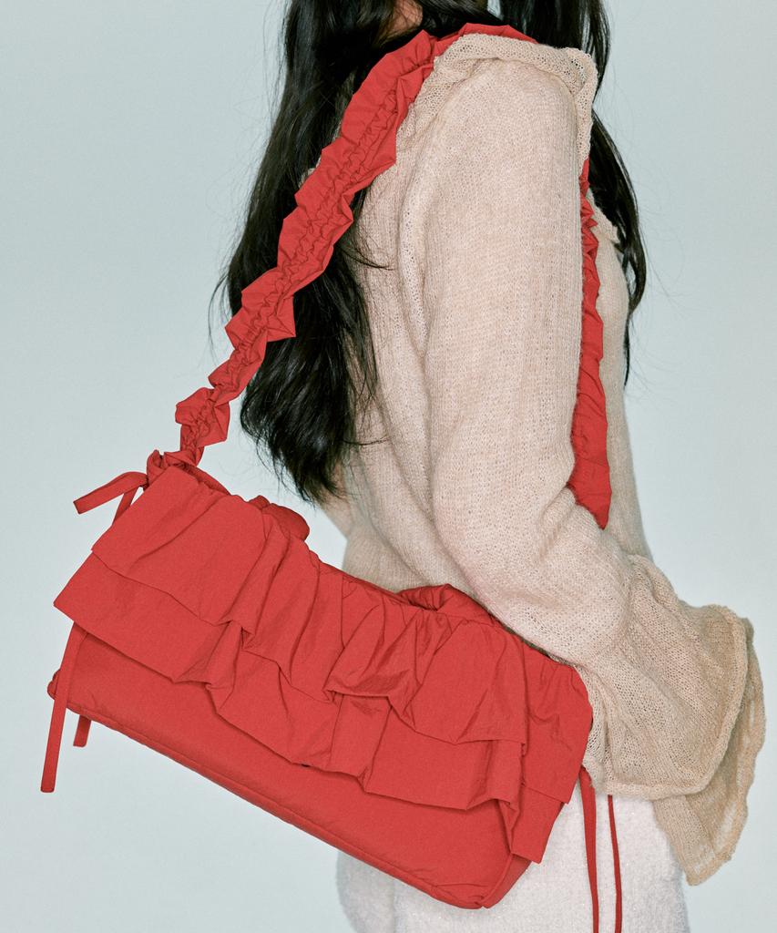 Jedrefeb5 Tiered Ruffle Bag Medium