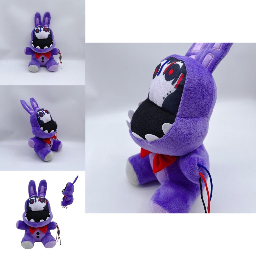 Adorable Cartoon Fnaf Series Midnight Bear Skeleton Purple Rabbit Plush Toy