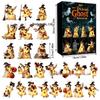 2026 Halloween Witch, Ghost & Goblin Countdown Calendar with Acrylic Pendant Blind Box