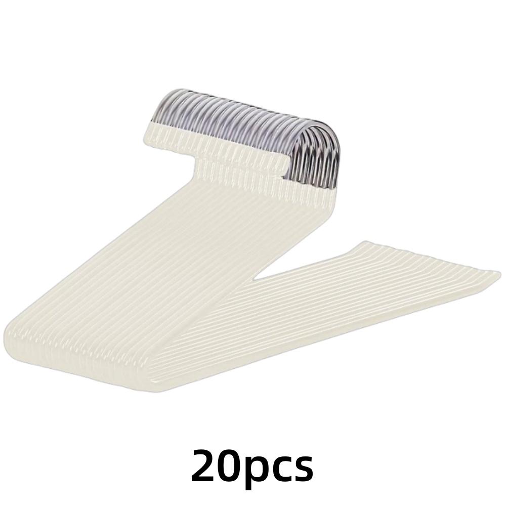 10/20pcs Z-Shaped Pants Hangers Durable Metal Clothes Rack Non-Slip Multipurpose Wardrobe Hanger for Skirts Jeans Home Organizer
