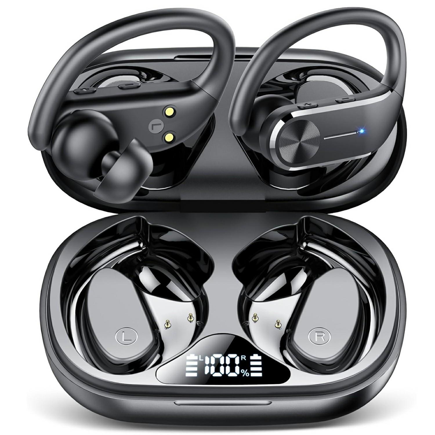 

Q28S 1 Пара Бездротові Спортивні Навушники З Вушним Гачком Шумопоглинаюча Bluetooth-сумісна Гарнітура A