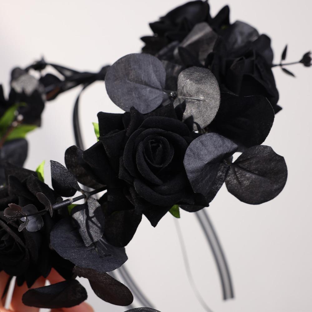 Fashion Simulation Flower Headband Exquisite Cosplay Headband Halloween Headband  Theme Party